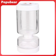 Glass Pickle Jar with Strainer Airtight Hourglass Pickle Container for Gherkin Jalapeno Dry And Wet 
