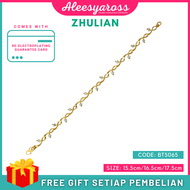[BT5065] Rantai Tangan RINGKAS ZHULIAN Gold Plated Bracelet Jewellery Emas Saduran Barang Kemas