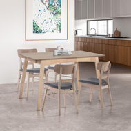 SB Design Square SB FURNITURE ชุดโต๊ะอาหาร รุ่น Wilful สีเทา