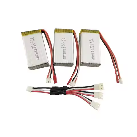 WLtoys V913 RC Helicopter L959 L969 L202 VL912 RC Car 7.4V Lipo 1500mAh Battery And 1 To 3 Charger L