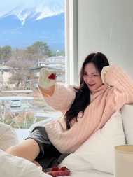 Puri & Me Maple Turtleneck Sweater Sweaterไหมพรมคอเต่า ทรงOversized