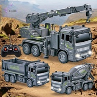 [Freneci] Control Truck Electric Construction Model Toy Car 6WD 4 :32 RC Engineering Car Toy for Boy