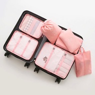 Set of 7 Waterproof Multi-Purpose Travel Bags, Handy 7 Piece Travel Bags