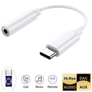 Sambungan Jack Type C Audio HP Headset konverter kabel Jack To Type C