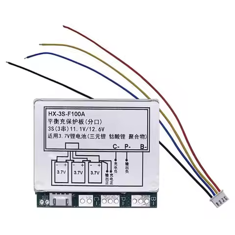 B-Best-Selling-3S 12.6V 100A Li- Lithium Battery 3 Cells 11.1V Polymer PCB BMS Protection Board Modu
