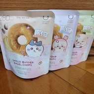 [送貼紙] Chiikawa Delight Project Bagel Chip 低卡貝果餅乾脆片 garlic butter cream corn soup 蒜蓉牛油 忌廉 粟米湯 小八貓 兔子烏