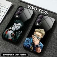 Softcase Glass Glass Vivo Y17s (MV20) Case Hp Vivo Y17s - Softcase Sparkle Vivo Y17s - Casing Vivo Y17s Latest jujutsu kaisen Motif