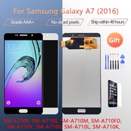 Super OLED LCD Display For SAMSUNG GALAXY A7 2016 A710 SM-A710F A710M Touch Screen Digitizer Assembl