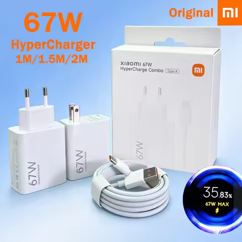Cargador XIAOMI 67W Original Hypercharge Charger 67w Turbo Fast Charging Adapter Xiaomi 17t 17 15t 1