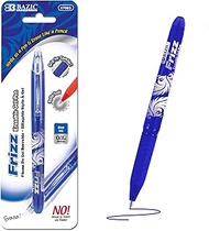 BAZIC Frizz Blue Erasable Gel Pen w/Grip