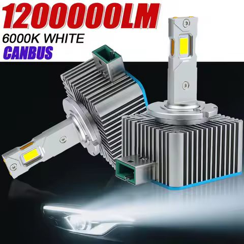 D1S D3S LED Headlights 1:1 Xenon D2S D4S D1R D3R D2R D4R D8S Super Bright Headlamp 6000K Canbus No E