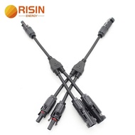 Risin 2to1 MC4 Y Connector 4mm Cable Connecting Solar Panels in Parallel in Solar System