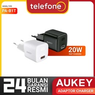 AUKEY PA-B1T 20W Type C Charger Adapter GAN PD 3.0 Fast Charging Support IOS and Android