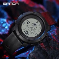 SANDA Digital Watch Men Military Army Sport Wristwatch Top Brand Luxury LED Stopwatch Waterproof Male Electronic Clock 2128