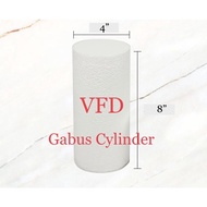 Gabus Cylinder untuk cucuk bunga manggar dan sireh junjung/Polystyrene polyfoam cylinder/gabus hanta