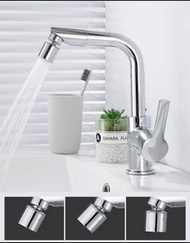 可轉動花灑式水龍頭銅喉