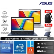 Asus Vivobook A1404VA VIPS551 Core i5-1335U 8GB SSD 512G Win11 OHS IPS