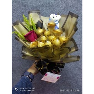 Chocolate bouquet bajet free kad ucapan