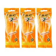 BIC BIC Twin Blade Razor - 3 Pack/Pack 2 Blades Total 6 Blades