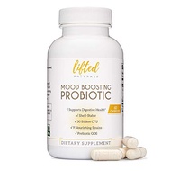 Probiotics 30 Billion CFU - Mood Boosting Supplement w/ prebiotics &amp; probiotics for Women and Men -