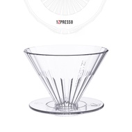1Zpresso V01 PTCG Plastic Dripper Sweet – Manual Coffee Brewing Tool Coffee Dripper V60 Pourover Bre