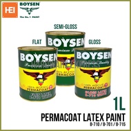 ✒ ✅ ☋ BOYSEN Latex Paint 1L  (Flat White / Semi-Gloss White / Gloss White)