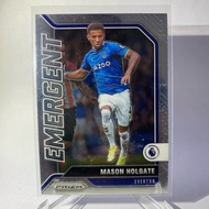 Football Card Collection For MASON HOLGATE EVERTON EMERGENT PANINI PRIZM 2021
