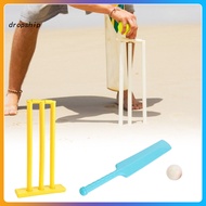 DRO_ Cricket Toy Set for Beginners Junior Cricket Playset Kids Cricket Set for Fun Parent-child Spor