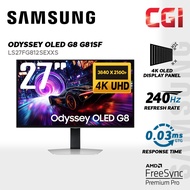Samsung 27" Odyssey QD-OLED G8 LS27FG812SEXXS 4K HDR10+ Freesync Premium Pro 240Hz 0.03ms Ergonomic 