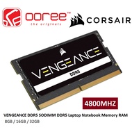 CORSAIR VENGEANCE SODIMM DDR5 4800MHZ NOTEBOOK / LAPTOP SODIMM MEMORY RAM ( 8GB / 16GB / 32GB )