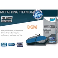 Bendix Metal King Brake Pad Front (DB1395MKT) - Lexus IS250 IS300 GS300 GS400 GS430