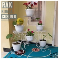 Diskon Rak Bunga Minimalis Besi/Rak Pot Besi/Tempat Bunga/Rak Tanaman