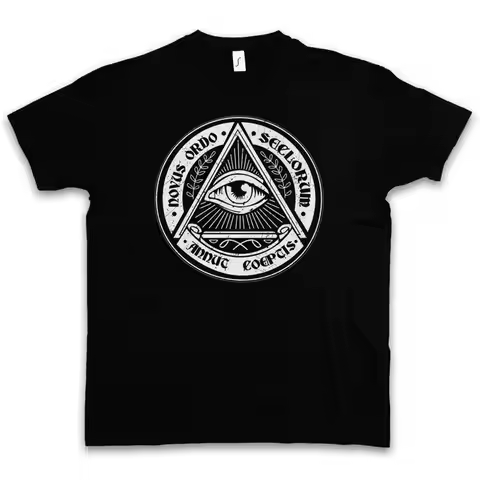 ILLUMINATI EYE T SHIRT Freemasons Society Free Masons Lodge