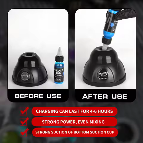Vortex Tattoo Ink Mixer - Rechargeable with Strong Battery Life, 1500Mah Battery - Electric Tattoo I