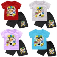 JBMSTORE_88/CHILDREN'S SET WITH MBG MOTIF, HANDSOME BAHLIL, AGES 1-10 YEARS,/, T-SHIRT SET WITH WORD