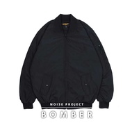 UNISEX NOISE Windproof BOMBER JACKET | Taslan Taslan Taslan