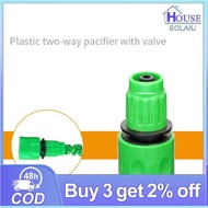[S·H] One-Way Quick Connector 3/8" Garden Watering Hose irrigation Connector PH