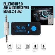 Bluetooth 5.0 Aux Audio Receiver Mobil 2.4 Ghz - X6 - Hbmi