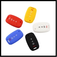 Silicone Flip Folding Car Key Cover For KIA Sid Rio Soul Sportage Ceed Sorento Cerato K2 K3 K4 K5 Remote Case Protection