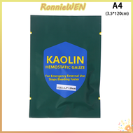 [RonnieWEN] 1ถุง Hemostatic Kaolin ผ้าก๊อซสู้รบฉุกเฉินการบาดเจ็บละลายน้ำได้สำหรับ Ifak ยุทธวิธีทหาร 