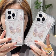 Casing Transparent TPUiphone Soft Butterfly Case Suitable for iPhone 13 7P/8P-DE