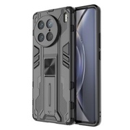 全城熱賣 - 適用於vivo X90 Pro 5G 超音速PC+TPU防摔手機保護殼 帶支架（黑色）