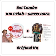 SET COMBO KM CELAH + SWEET DARA BY KM BEAUTY 💯 ORIGINAL HQ