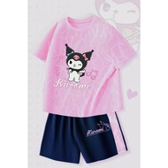 Kid's fashion Sanrio Kuromi cute little girl casual outfit