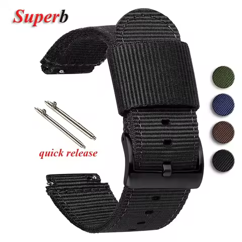 16mm 18mm Nylon Watch Band for Casio AQ-S800 GA100 GA2100 F-108 DW6900 MRW-S300 AE-1000 GA-700 W-218