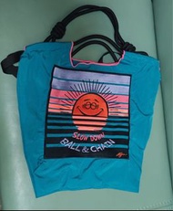 💯正貨 日本Ball & Chain sunset smile 笑哈哈 刺繡環保袋