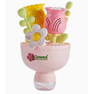 Flower Automatic Bubble Machine for Toddler Kid Toy Age 1 2 3 4 5 6 7 8 1yr Year Old Little Girl Boy