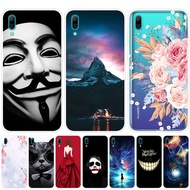 Huawei Y7 Pro 2019 Case Silicone Cartoon Painted TPU Soft Case Huawei Y 7 Y7Pro 2019 Cover Phone Cas