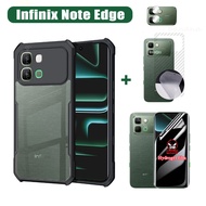 Infinix Note Edge 5G Anti fall phone case Infinix Zero 30 4G 5G Tempered Glass Screen Protector+Came