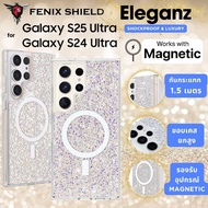 เคส FenixShield Eleganz SAPPHIRE SPARKLE Magnetic สำหรับ Samsung Galaxy S25 Ultra / S24 Ultra